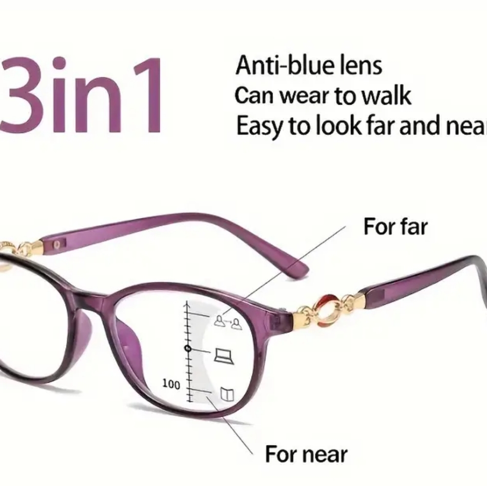 New 1.5 Reading Glasses 3 in 1